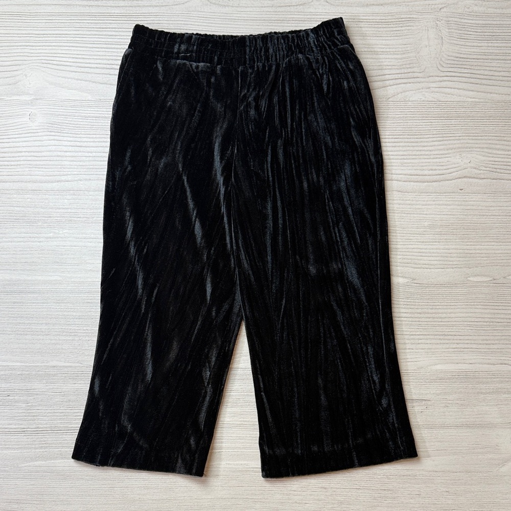 Chelsea & Violet Little Girls Full Length Crushed Velvet Pants NWT